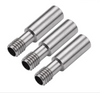Metal Aluminum Heat Insulation Throat Mk8 Extruder Tube M6 Screw 26mm Length for Cr-10/Ender Series 3D Printer Hotend